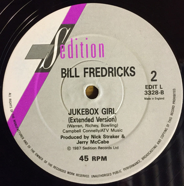Bill Fredericks : You'll Never Find Another Love Like Mine (12")