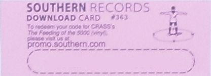 Crass : The Feeding Of The 5000 (The Second Sitting) (LP, Album, RE)