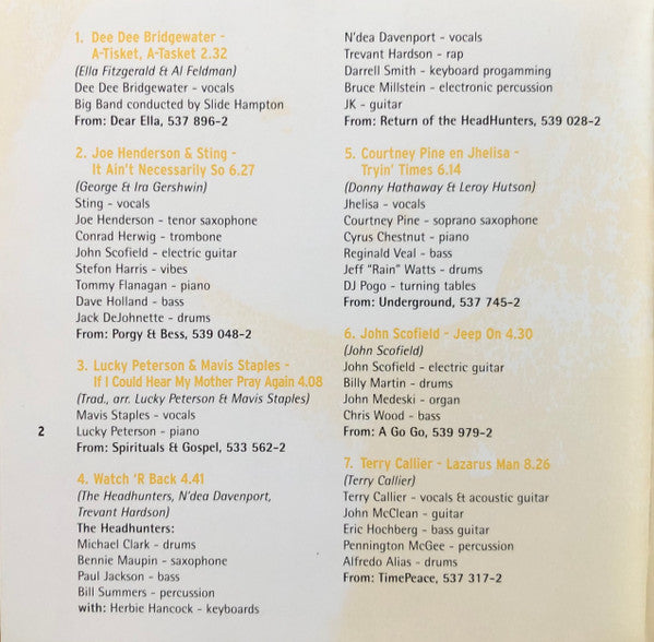 Various : Your Guide To The North Sea Jazz Festival 1998 (CD, Comp)