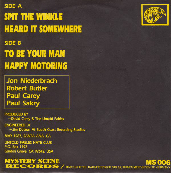 The Untold Fables : EP (7", EP)