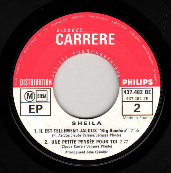 Sheila (5) : Oncle Jo (7", EP)