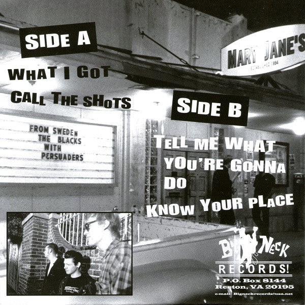 The Blacks (4) : Call The Shots (7", EP)