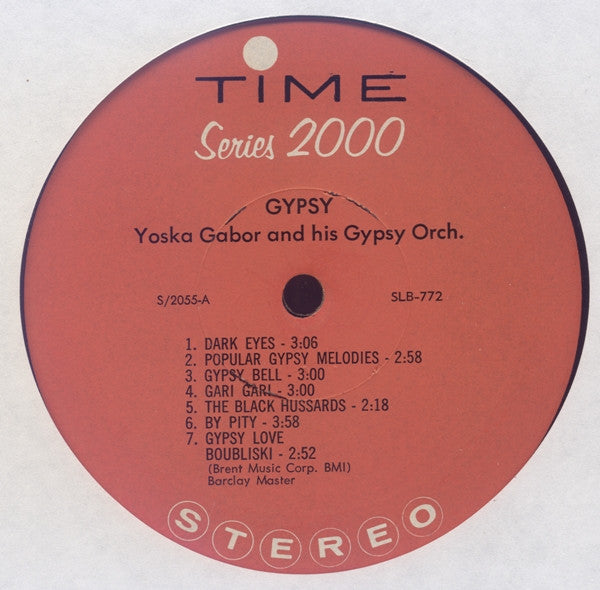 Yoska Gabor And His Gypsy Orchestra : Gypsy (LP)