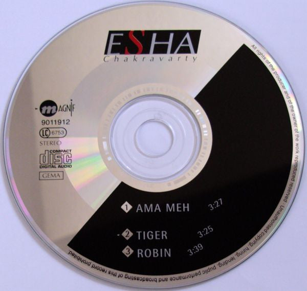 Esha Chakravarty : Ama Meh (CD, Single)