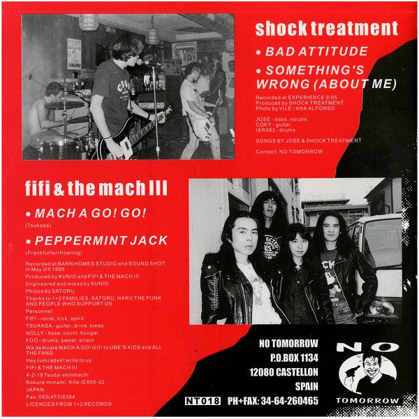 Shock Treatment (2) vs Fifi And The Mach III : Keepin' Ramones Spirit Alive (7", EP)