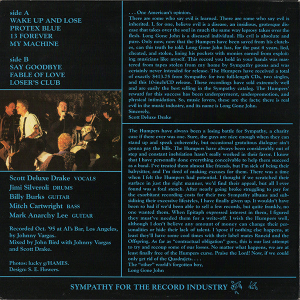 The Humpers : Contractual Obligation (10")