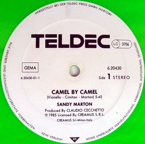 Sandy Marton : Camel By Camel (12", Maxi, Gre)