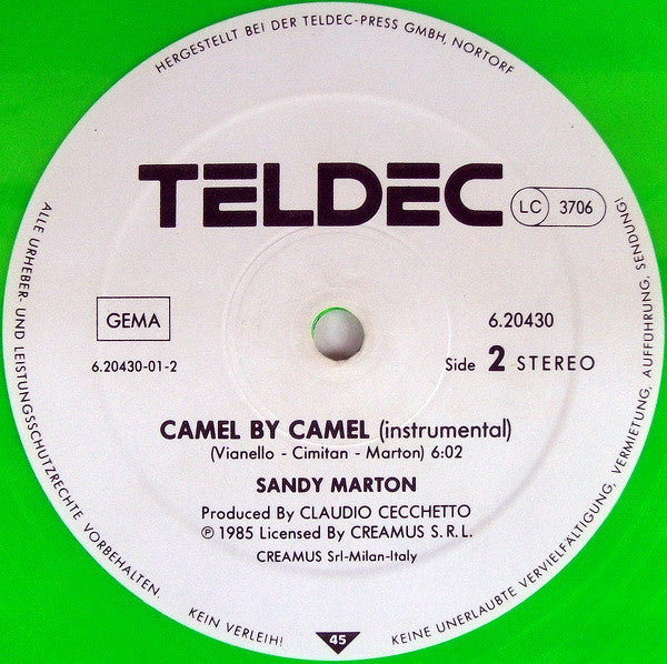 Sandy Marton : Camel By Camel (12", Maxi, Gre)