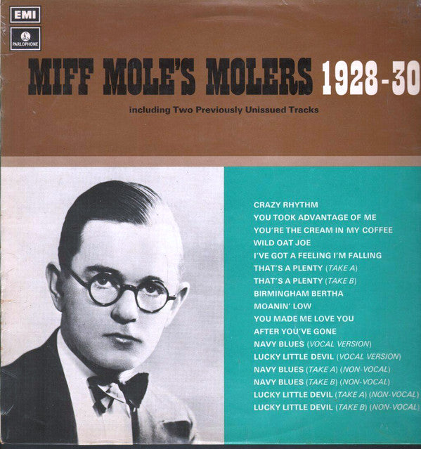 Miff Mole's Molers : Miff Mole's Molers 1928-30 (LP, Comp, Mono)