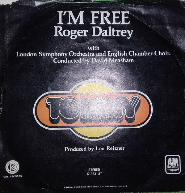 Roger Daltrey : I'm Free (7", Single)