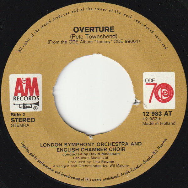 Roger Daltrey : I'm Free (7", Single)