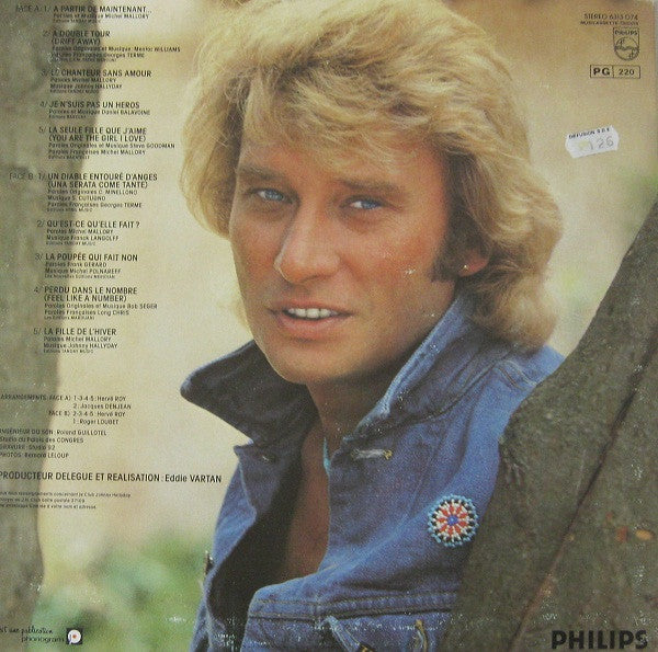 Johnny Hallyday : A Partir De Maintenant... (LP, Album)