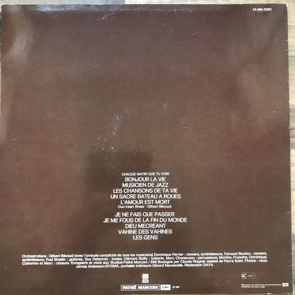 Gilbert Bécaud : Gilbert Becaud (LP, Album)