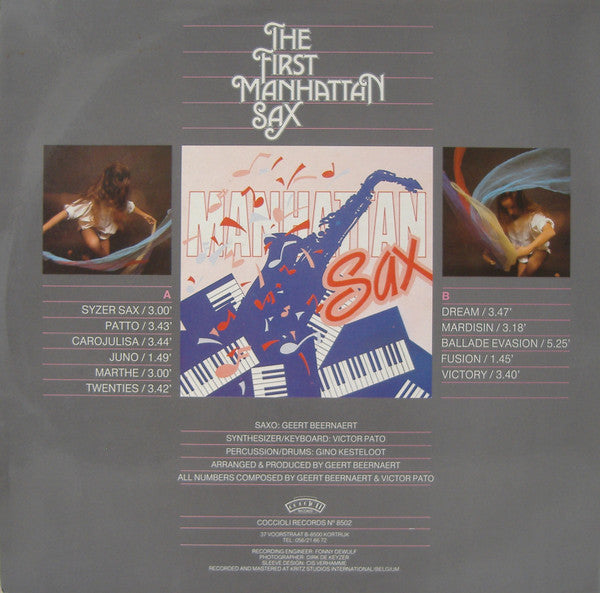 Geert Beernaert : The First Manhattan Sax (LP, Album)