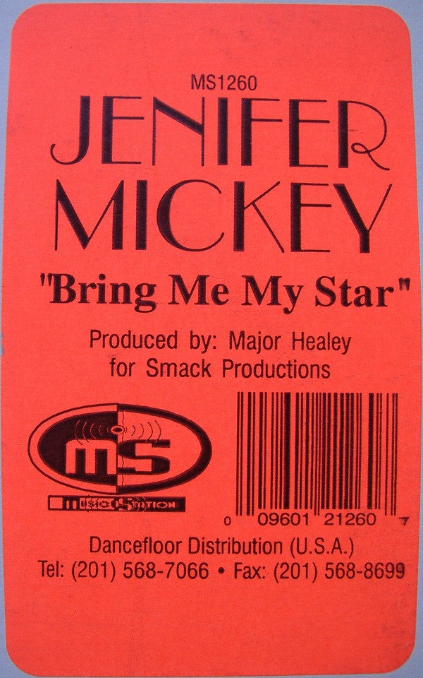 Jenifer Mickey : Bring Me My Star (12", Promo, W/Lbl)