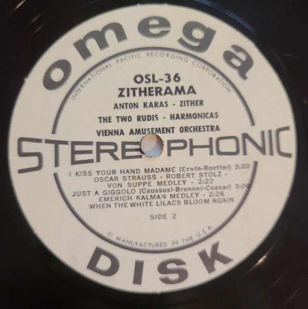 Anton Karas : Zitherama (LP, Album)