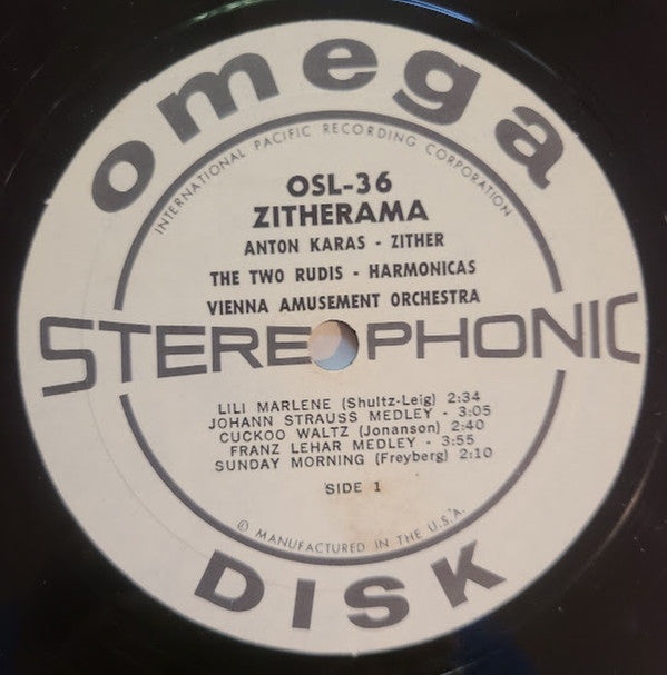 Anton Karas : Zitherama (LP, Album)
