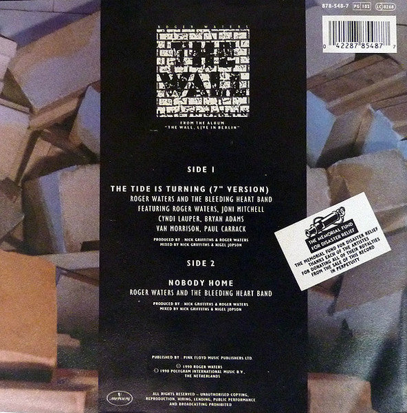 Roger Waters : The Tide Is Turning (7", Single)