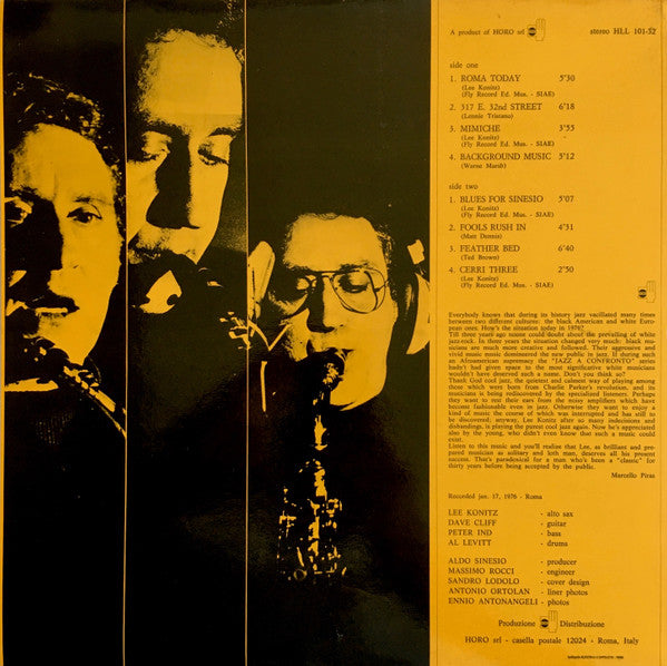 Lee Konitz : Jazz A Confronto 32 (LP, Album)