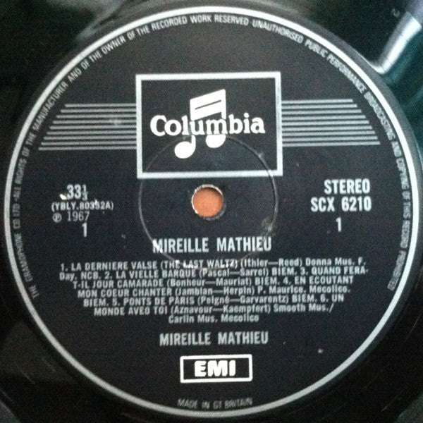 Mireille Mathieu : Mireille Mathieu (LP, Album, RP)