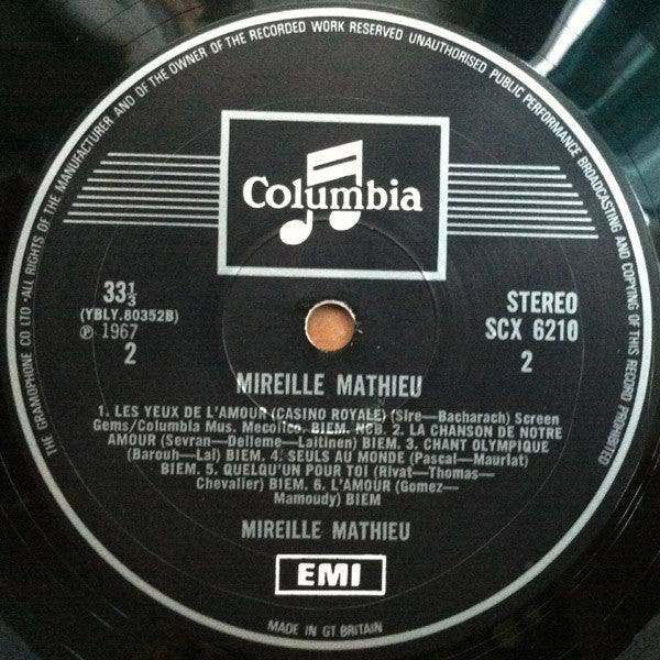 Mireille Mathieu : Mireille Mathieu (LP, Album, RP)