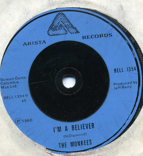 The Monkees : Monkee's Theme / I'm A Believer (7", Single)