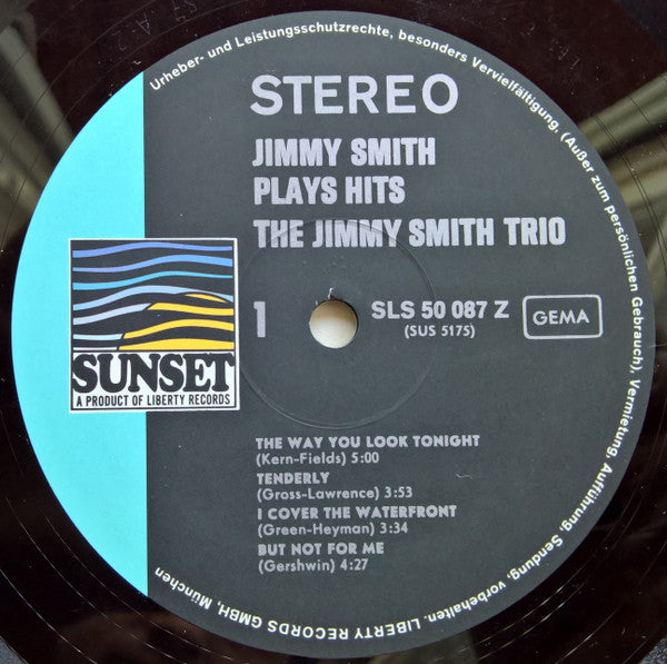 Jimmy Smith : Plays Hits (LP, Comp, RE)