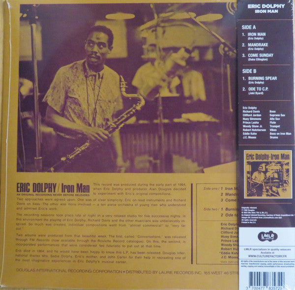 Eric Dolphy : Iron Man (LP, Album, RSD, RE, Gol)