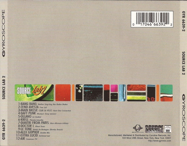 Various : Source Lab 2 (CD, Comp)