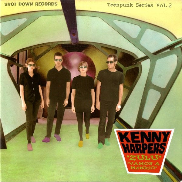 Kenny Harpers / Los Cacahuetes : Kenny Harpers / Los Cacahuetes (7", EP, Blu)