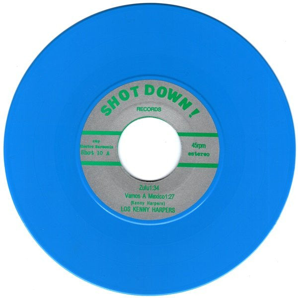 Kenny Harpers / Los Cacahuetes : Kenny Harpers / Los Cacahuetes (7", EP, Blu)
