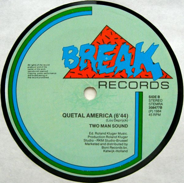 Two Man Sound : Disco Samba / Que Tal America (12")