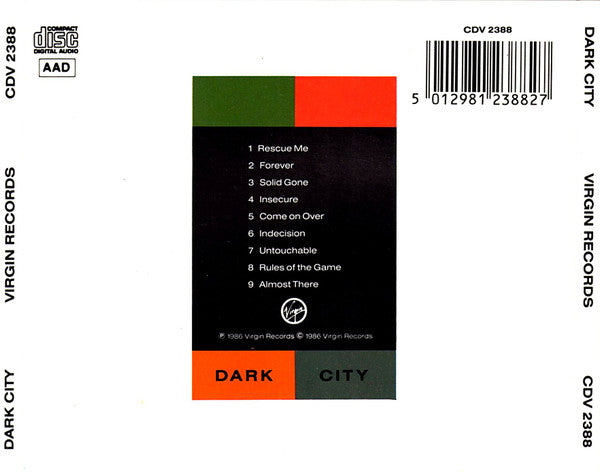 Dark City (2) : Dark City (CD, Album)