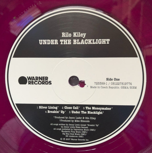 Rilo Kiley : Under The Blacklight (LP, Album, RSD, RE, Pur)
