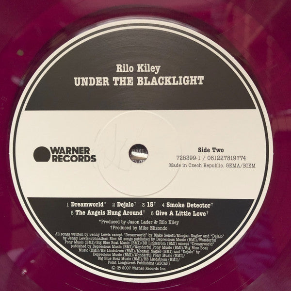 Rilo Kiley : Under The Blacklight (LP, Album, RSD, RE, Pur)