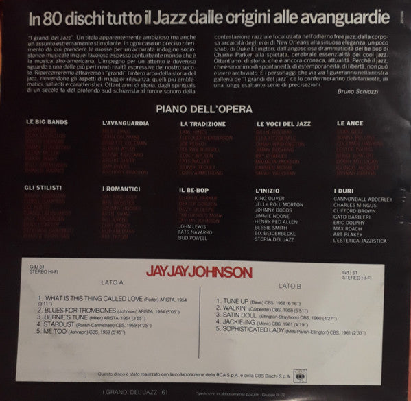 J.J. Johnson : Jay Jay Johnson (LP, Comp)