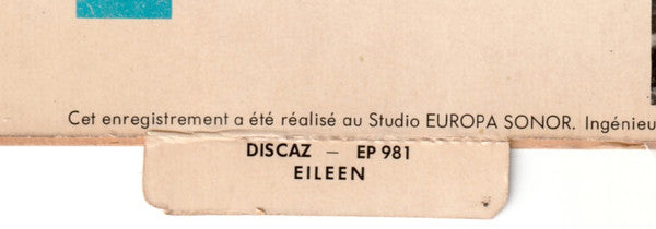 Eileen (2) : Une Grenouille Dans Le Vent (7", EP)