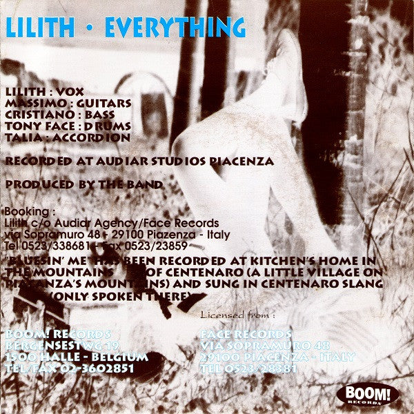 Lilith (15) : Everything (7", Single)