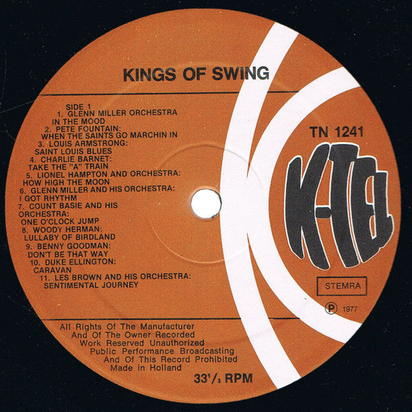 Various : Kings Of Swing (LP, Comp)
