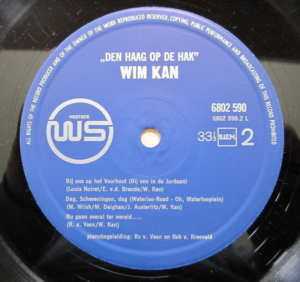 Wim Kan : Een Uur-tje "Komische Humor" (LP, Album)