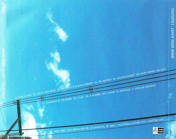 Statistics : Leave Your Name (CD, Album)
