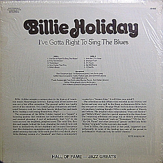 Billie Holiday : I've Got A Right To Sing The Blues (LP, Comp)