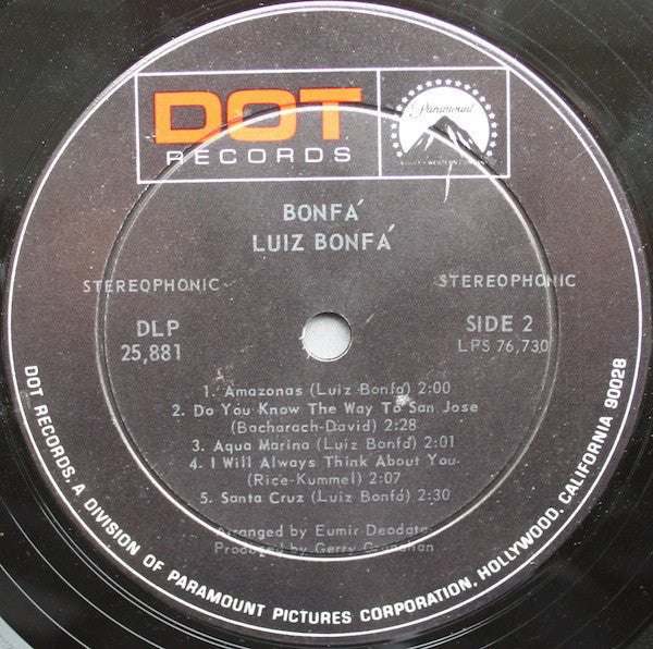 Luiz Bonfá : Bonfá (LP, Album)