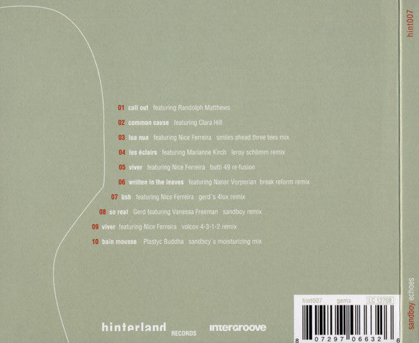 Sandboy : Echoes (CD, Album)