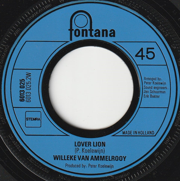 Willeke van Ammelrooy : Da, Da, I Love You (7", Single)