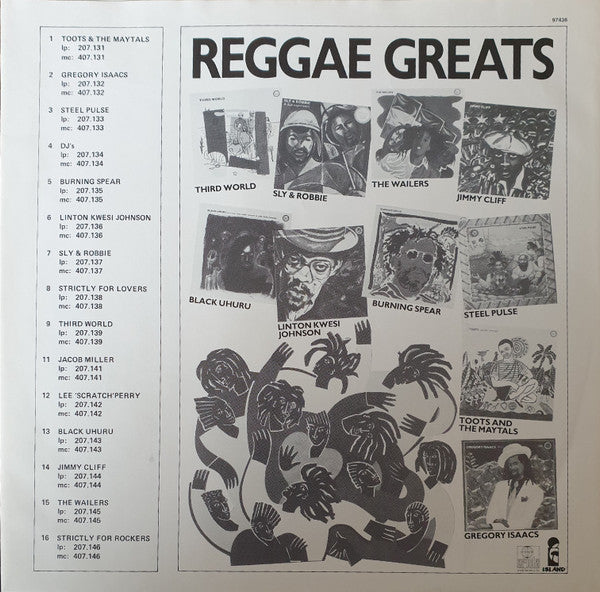 Black Uhuru : Reggae Greats (LP, Comp)