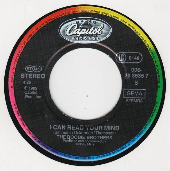 The Doobie Brothers : Need A Little Taste Of Love (7", Single)