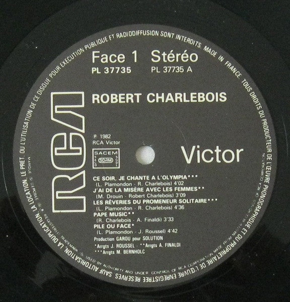 Robert Charlebois : Robert Charlebois (LP, Album)