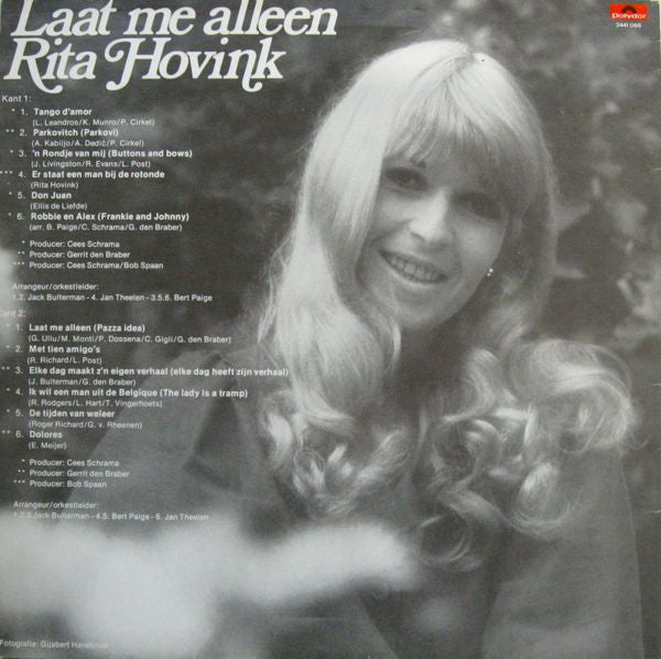 Rita Hovink : Laat Me Alleen (LP, Comp)