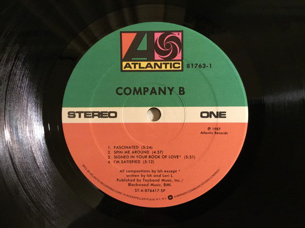 Company B : Company B (LP, Album, SP )